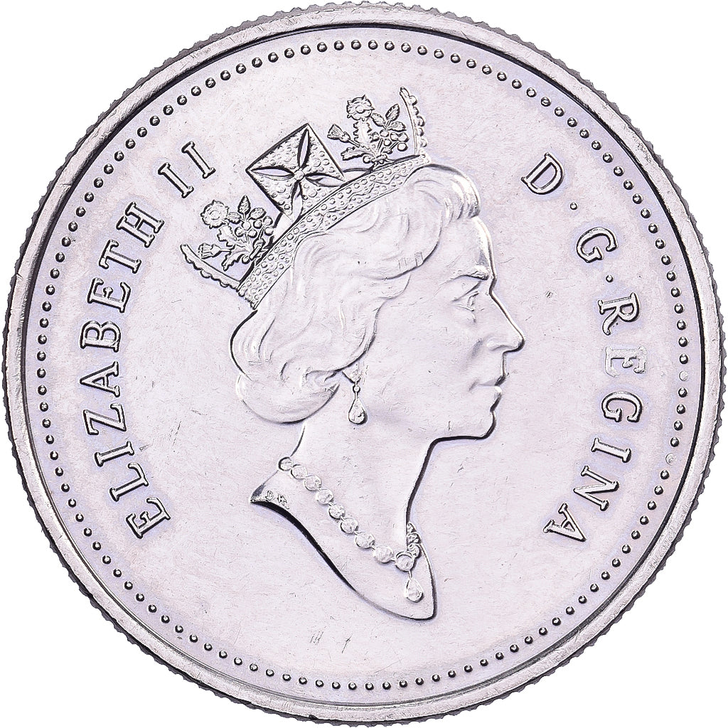 Canadá, Elizabeth II, 25 Cents, 1994, Royal Canadian Mint, Níquel, AU(50-53)