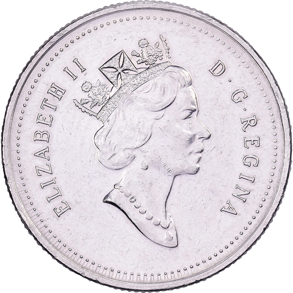 Canada, Elizabeth II, 25 Cents, 1993, Royal Canadian Mint, Nickel, AU(50-53)