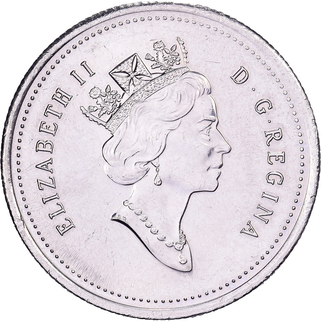 Canada, Elizabeth II, 25 Cents, 1996, Royal Canadian Mint, Nickel, AU(50-53)
