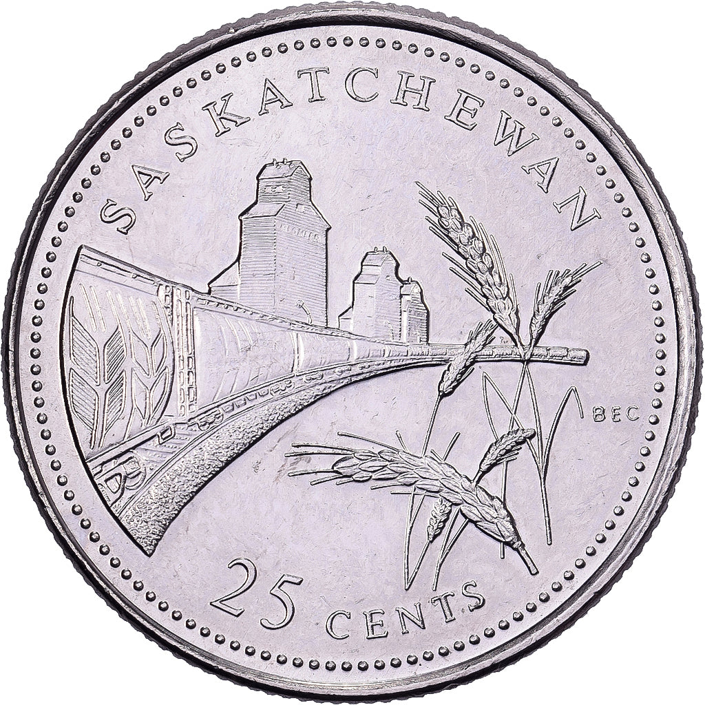 Canada, Elizabeth II, 25 Cents, 1867-1992, Royal Canadian Mint, Nickel