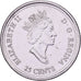 Canadá, Elizabeth II, 25 Cents, 1999, Royal Canadian Mint, Níquel, AU(55-58)