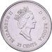 Canadá, Elizabeth II, 25 Cents, 1999, Royal Canadian Mint, Níquel, AU(55-58)