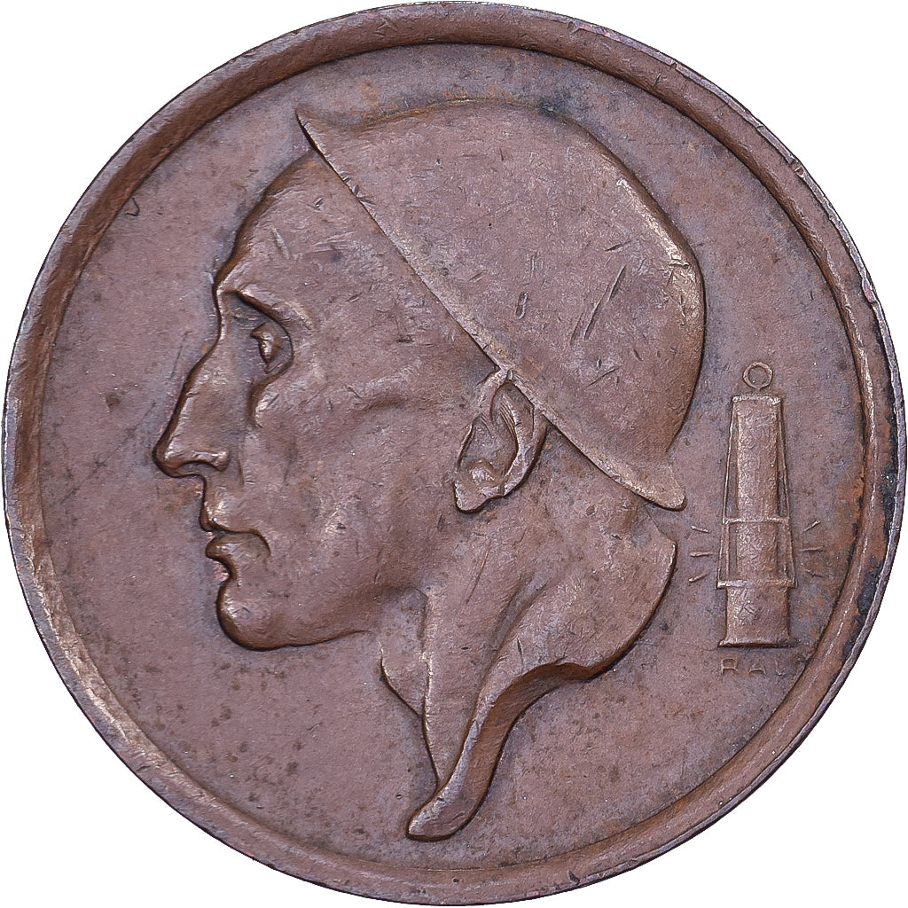 België, Baudouin I, 20 Centimes, 1954, Brussels, Bronzen, ZF, KM:147.1