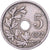 België, Leopold II, 5 Centimes, 1906, Brussels, Cupro-nikkel, FR+, KM:54