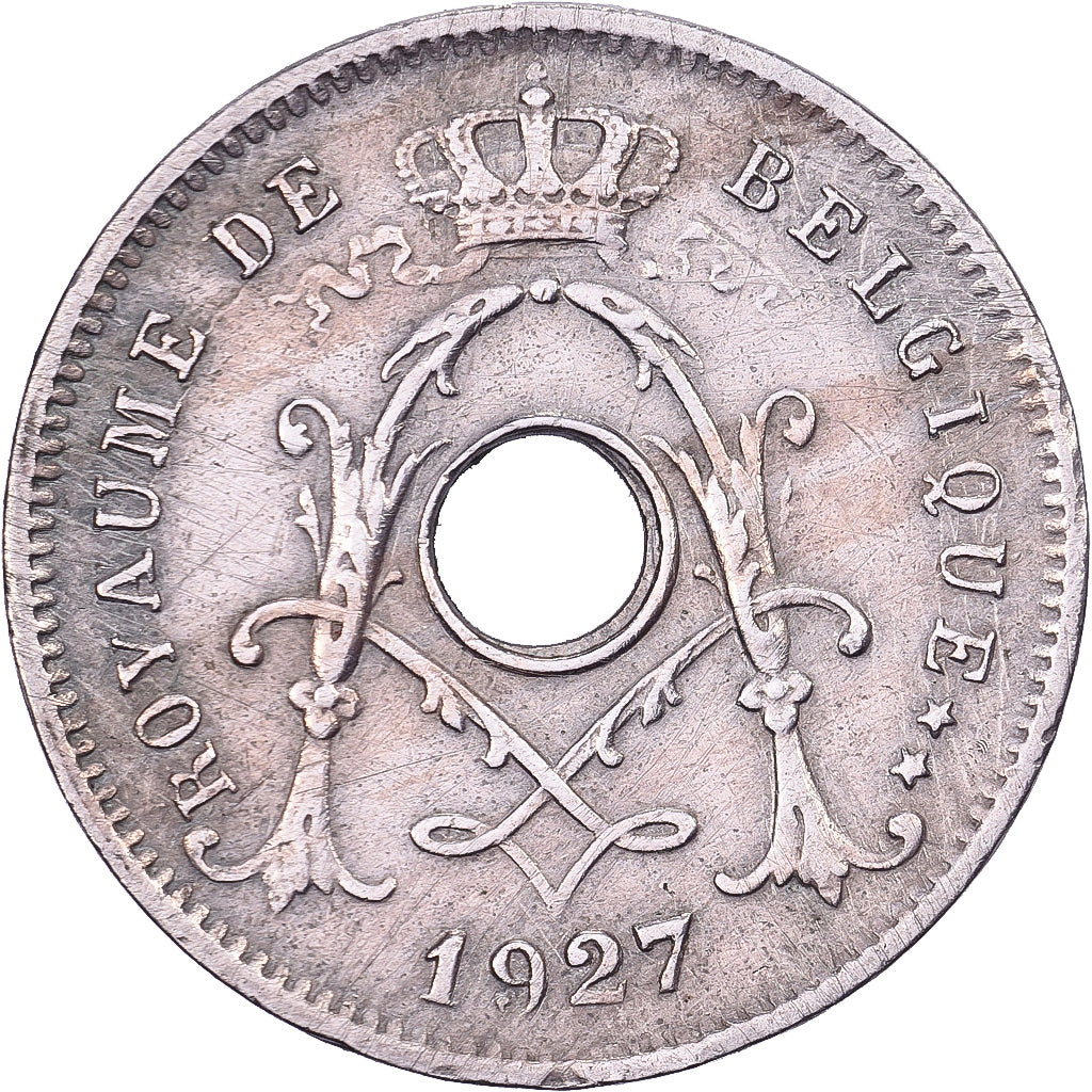 Belgique, Albert I, 5 Centimes, 1927, Bruxelles, Cupro-nickel, TTB+, KM:66