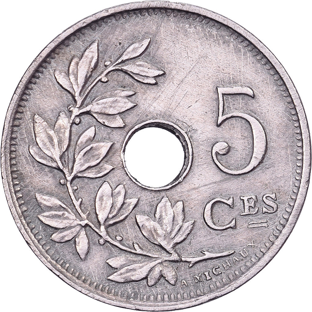 Belgique, Albert I, 5 Centimes, 1927, Bruxelles, Cupro-nickel, TTB+, KM:66