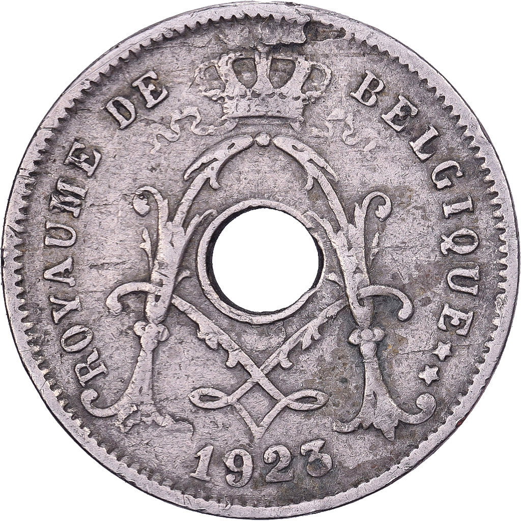 Belgique, Albert I, 5 Centimes, 1923, Bruxelles, Cupro-nickel, TB+, KM:66