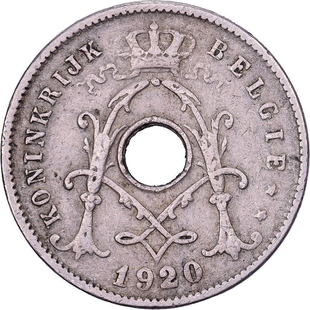 Belgique, Albert I, 5 Centimes, 1920, Bruxelles, Cupro-nickel, TTB, KM:67