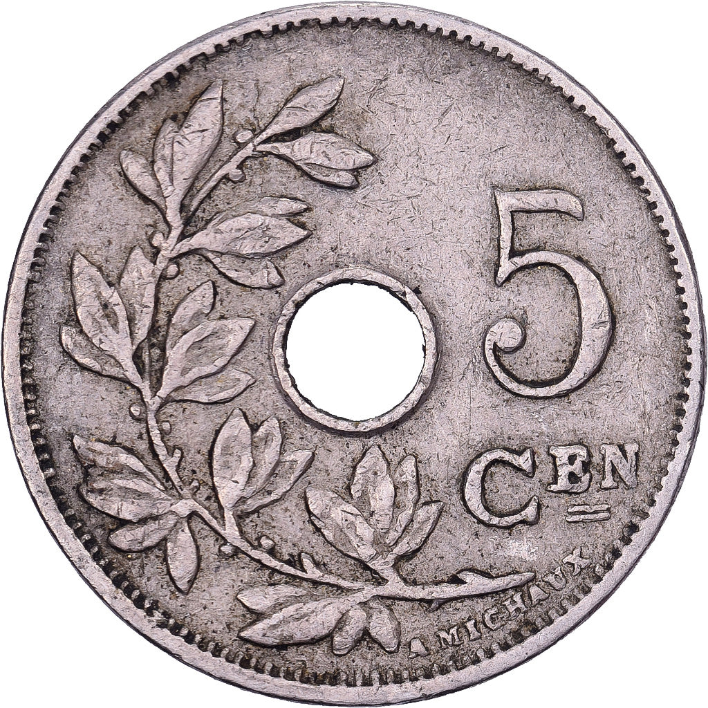 Belgique, Albert I, 5 Centimes, 1920, Bruxelles, Cupro-nickel, TTB, KM:67