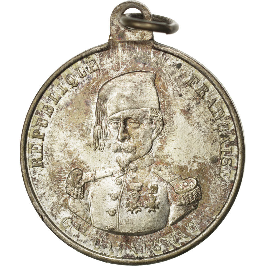 France, Medal, French Second Republic, 1848, Copper, AU(50-53)