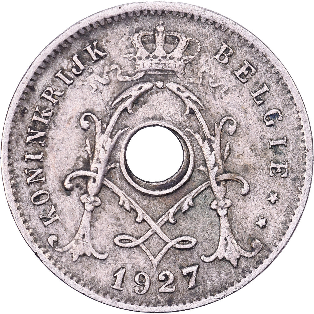 Belgique, Albert I, 5 Centimes, 1927, Bruxelles, Cupro-nickel, TTB, KM:67