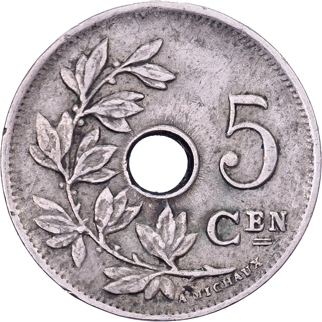 Belgique, Albert I, 5 Centimes, 1927, Bruxelles, Cupro-nickel, TTB, KM:67