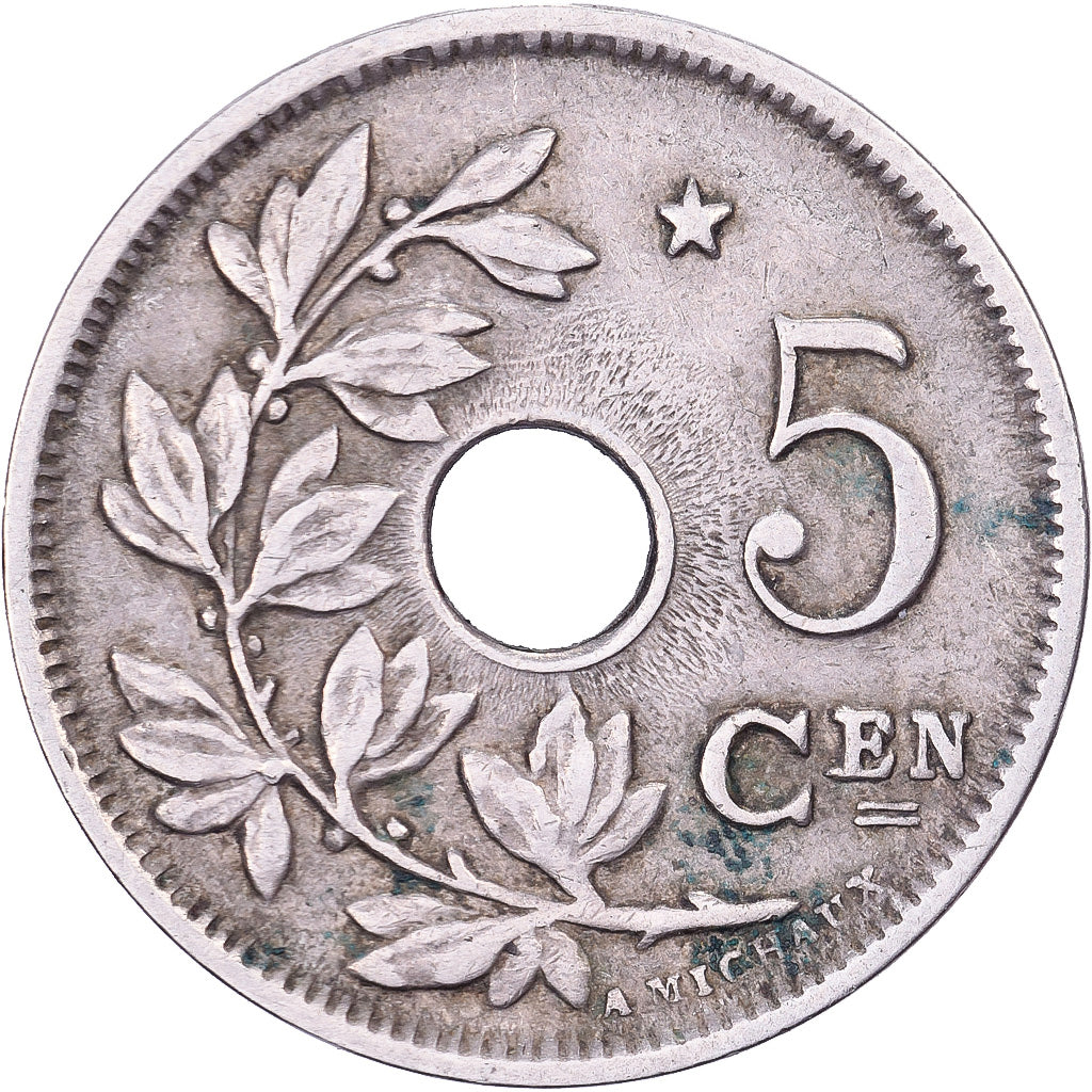 Bélgica, Albert I, 5 Centimes, 1931, Brussels, Cobre-níquel, EF(40-45), KM:67