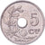 Belgium, Albert I, 5 Centimes, 1925, Brussels, Copper-nickel, AU(50-53), KM:67