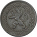 Belgio, Albert I, 5 Centimes, 1916, Brussels, Zinco, BB, KM:80