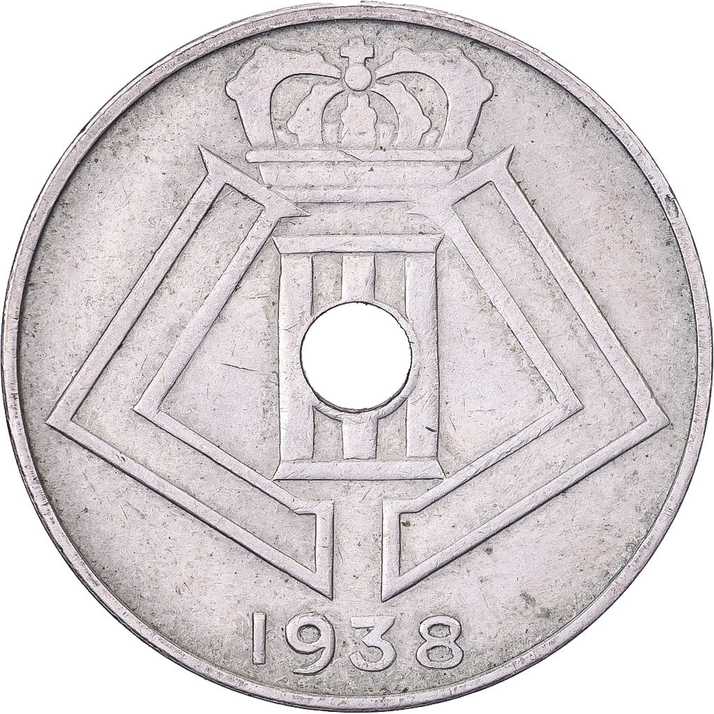 Belgique, Napoléon III, 10 Centimes, 1938, Bruxelles, Nickel-Cuivre, TTB