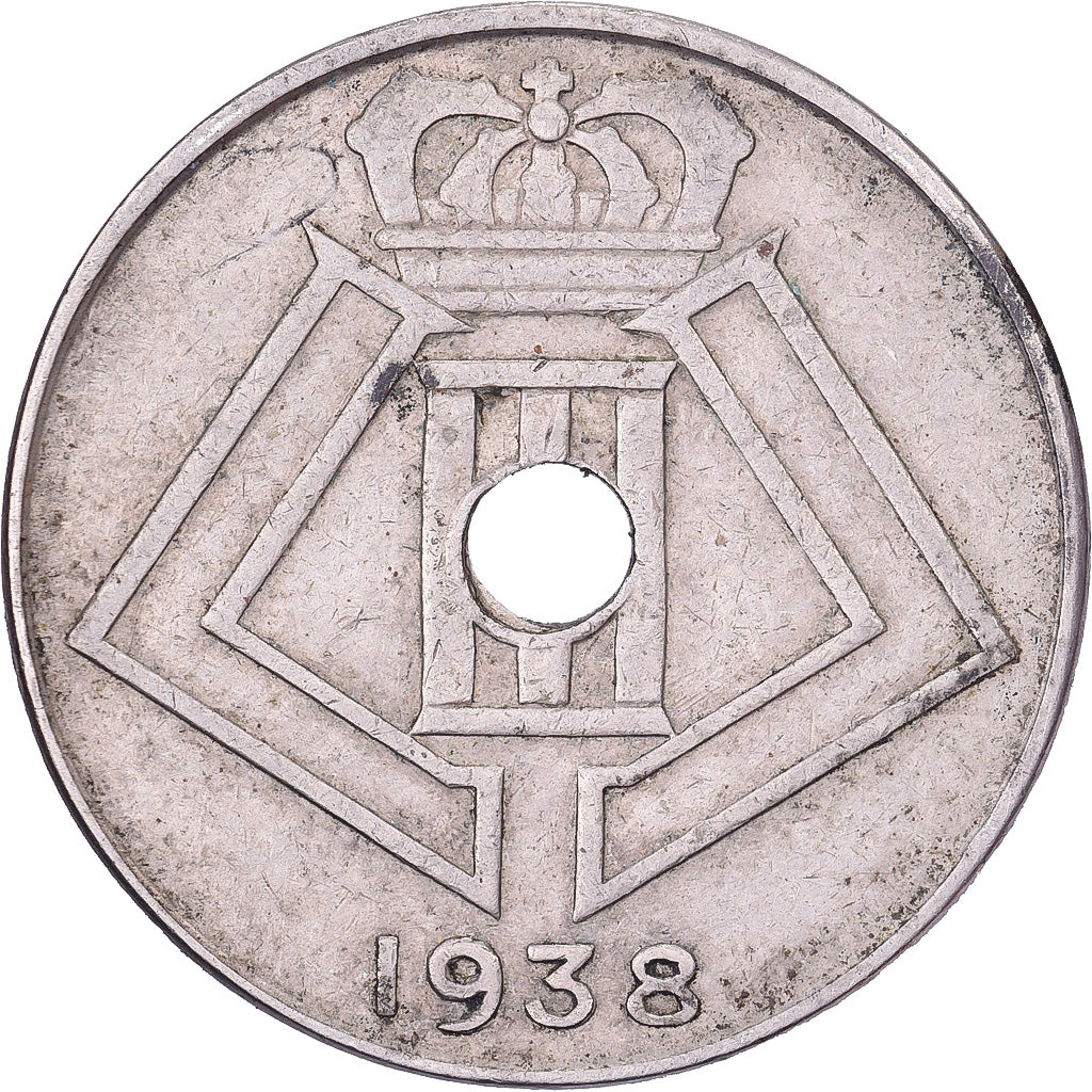 Belgique, Leopold III, 10 Centimes, 1938, Bruxelles, Nickel-Cuivre, TTB, KM:112