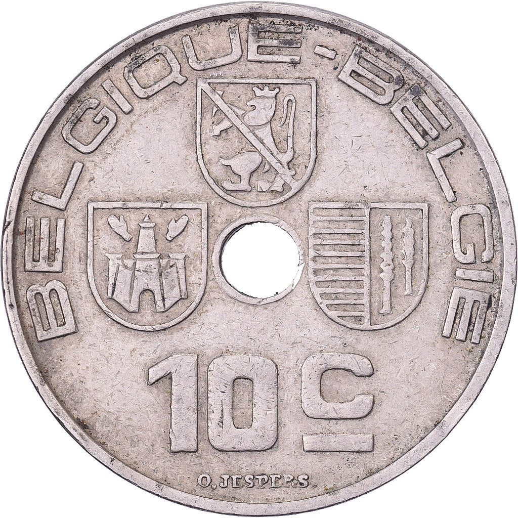 Belgique, Leopold III, 10 Centimes, 1938, Bruxelles, Nickel-Cuivre, TTB, KM:112