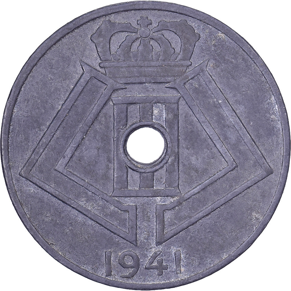 Belgique, Leopold III, 5 Centimes, 1941, Bruxelles, Zinc, TTB, KM:123