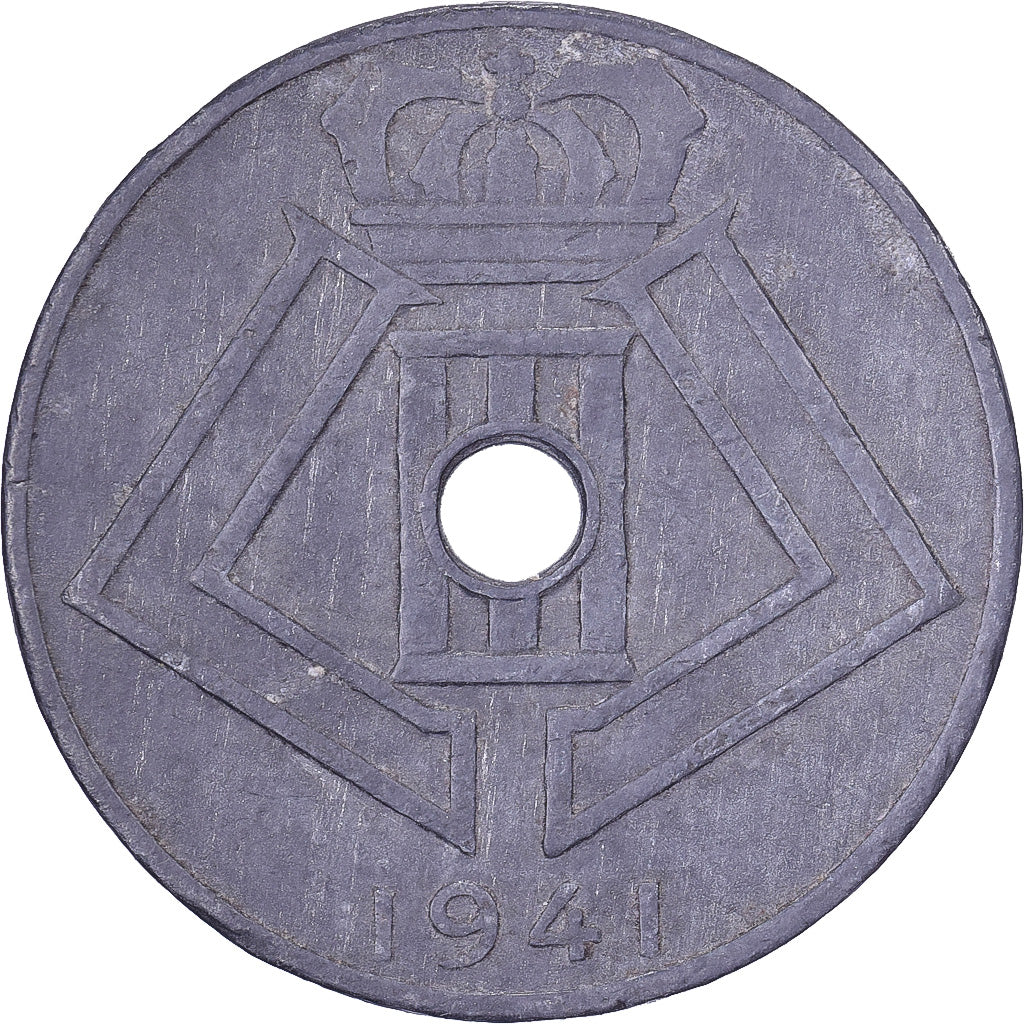 Belgique, Napoléon III, 10 Centimes, 1941, Bruxelles, Zinc, TTB, KM:126