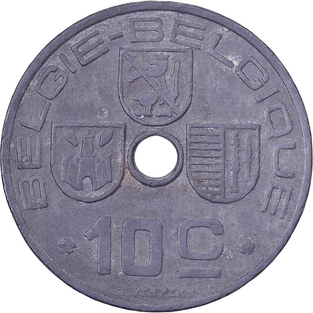 Belgique, Napoléon III, 10 Centimes, 1941, Bruxelles, Zinc, TTB, KM:126