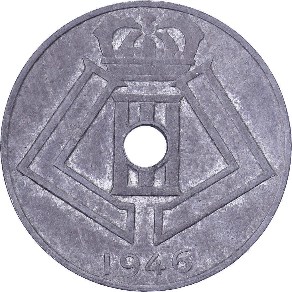 Belgique, Régence Prince Charles, 10 Centimes, 1946, Bruxelles, Zinc, TTB