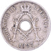 Bélgica, Albert I, 10 Centimes, 1927, Brussels, Cobre-níquel, EF(40-45)