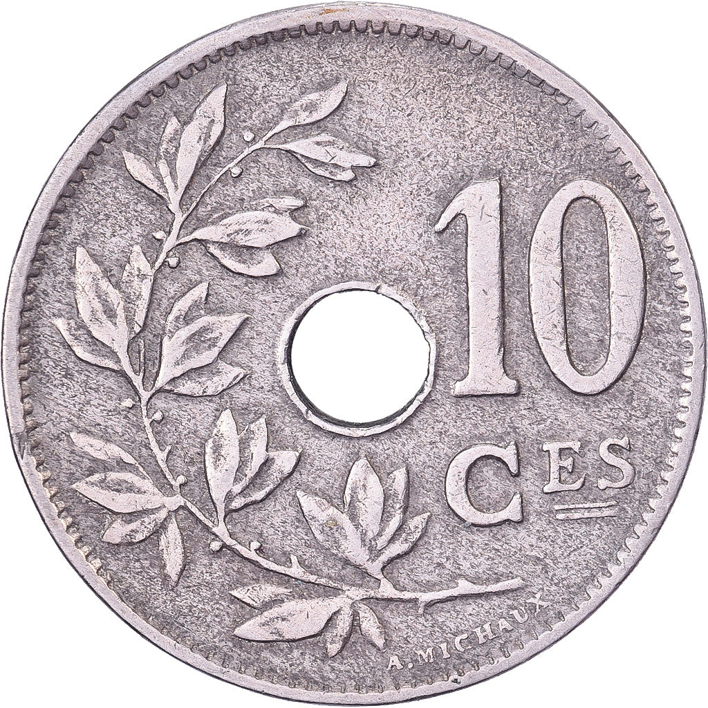 Belgien, Albert I, 10 Centimes, 1928, Brussels, Kupfer-Nickel, SS, KM:85.1