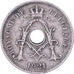 Belgio, Albert I, 10 Centimes, 1921, Brussels, Rame-nichel, BB, KM:85.1