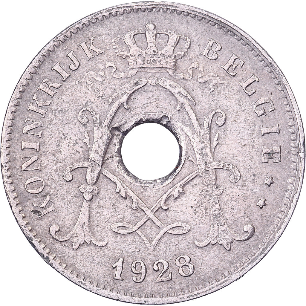 Belgium, Albert I, 10 Centimes, 1928, Brussels, Copper-nickel, EF(40-45), KM:86
