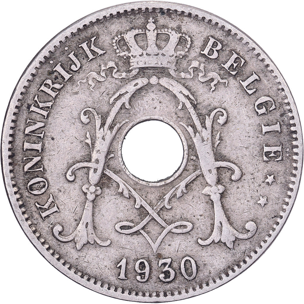 België, Albert I, 10 Centimes, 1930, Brussels, Cupro-nikkel, ZF, KM:86