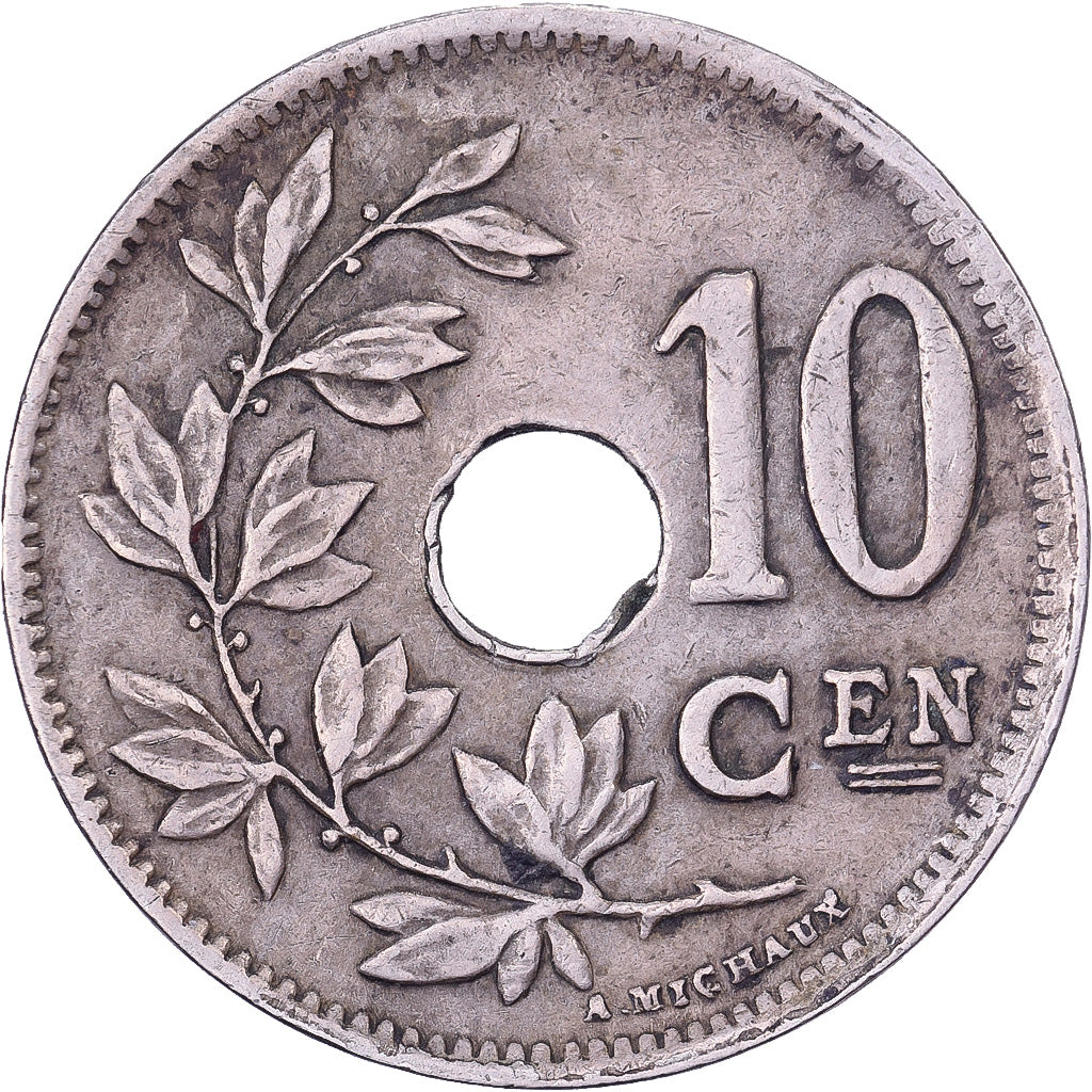 Belgium, Albert I, 10 Centimes, 1925, Brussels, Copper-nickel, EF(40-45), KM:86