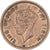 Hong Kong, George VI, 10 Cents, 1950, Níquel - latón, MBC, KM:25