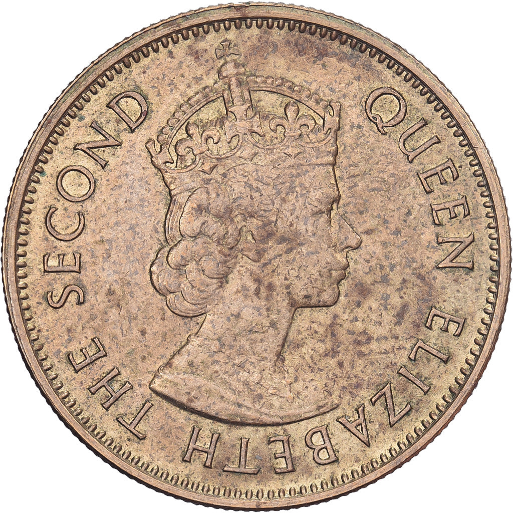 Hong Kong, Élisabeth II, 10 Cents, 1975, Nickel-Cuivre, TTB, KM:28.3