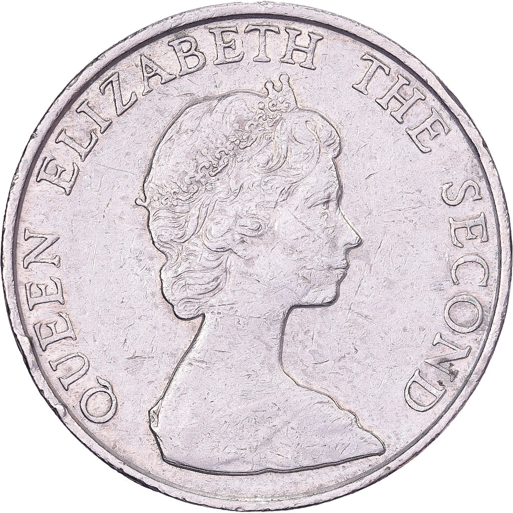 Hong Kong, Élisabeth II, 5 Dollars, 1984, Cupro-nickel, TTB, KM:46