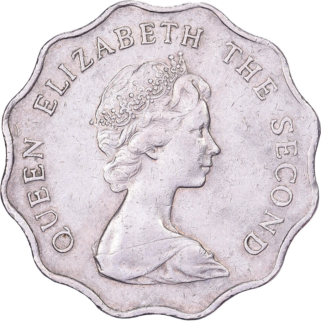 Hong Kong, Élisabeth II, 2 Dollars, 1984, Cupro-nickel, TTB, KM:37