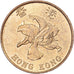 Hong Kong, Elizabeth II, 10 Cents, 1994, Latón chapado en acero, EBC, KM:66