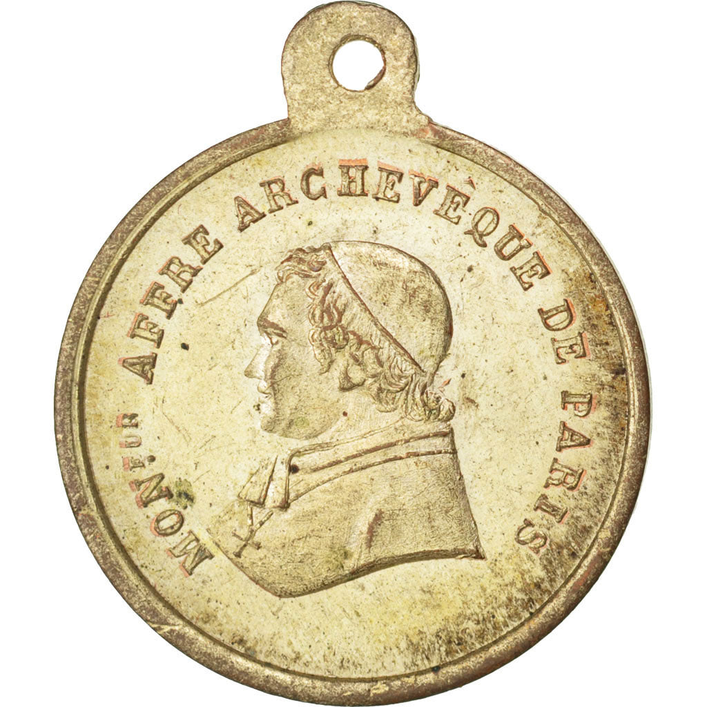 Francia, medalla, Louis Philippe I, 1848, Cobre, MBC+