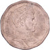 Chile, 50 Pesos, 1992, Santiago, Aluminum-Bronze, AU(50-53), KM:219.2