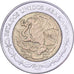 Mexico, Nuevo Peso, 1993, Mexico City, Bi-Metallic, AU(50-53), KM:550