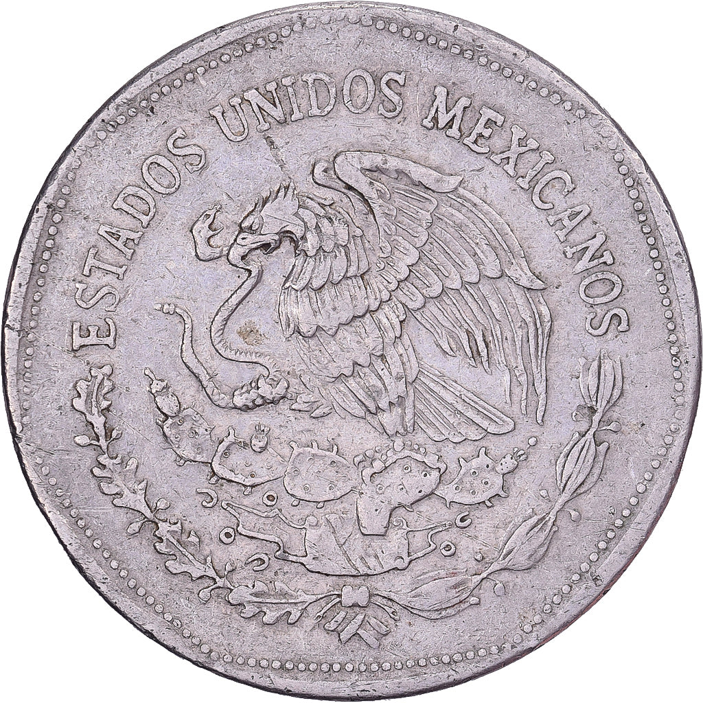México, 5 Pesos, 1980, Mexico City, Cobre - níquel, MBC, KM:485