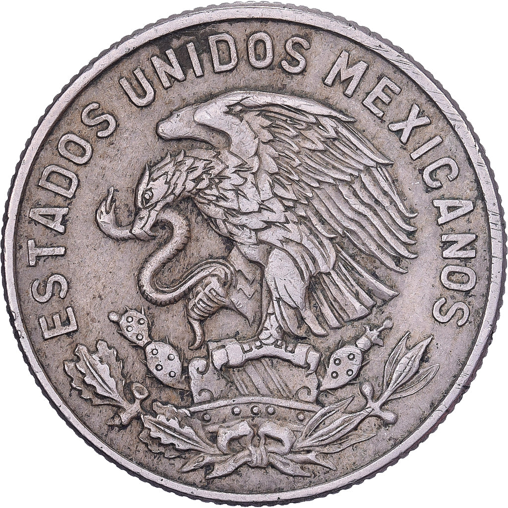 México, 50 Centavos, 1964, Mexico City, Cobre-níquel, EF(40-45), KM:451