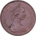 Wielka Brytania, Elizabeth II, 2 New Pence, 1977, Brązowy, AU(50-53), KM:916