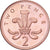 Great Britain, Elizabeth II, 2 Pence, 1997, Copper Plated Steel, MS(63), KM:936a