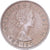 Gran Bretagna, Elizabeth II, 1/2 Crown, 1961, Rame-nichel, BB, KM:907