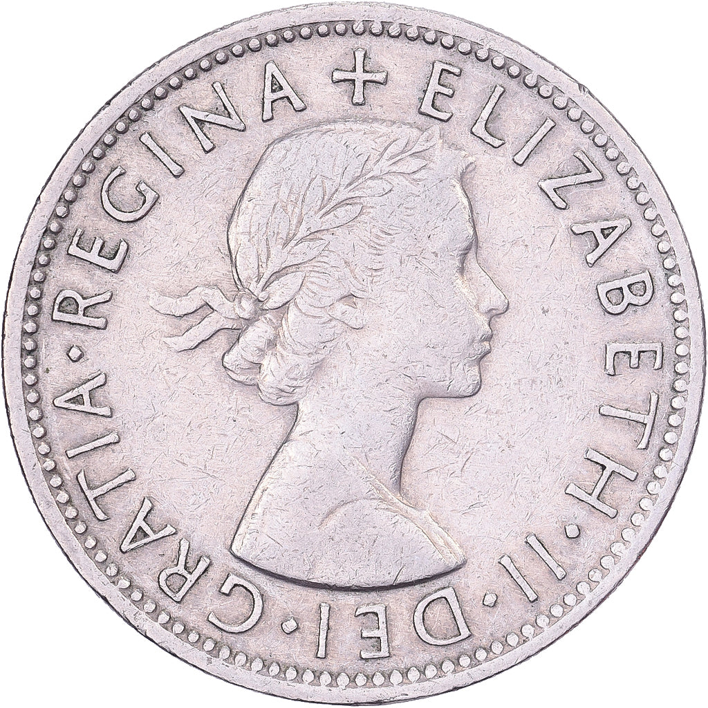 Great Britain, Elizabeth II, Florin, Two Shillings, 1965, Copper-nickel