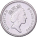 Gran Bretagna, Elizabeth II, 5 Pence, 1990, Rame-nichel, BB+, KM:937b