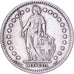 Zwitserland, Franc, 1928, Bern, Zilver, ZF, KM:24