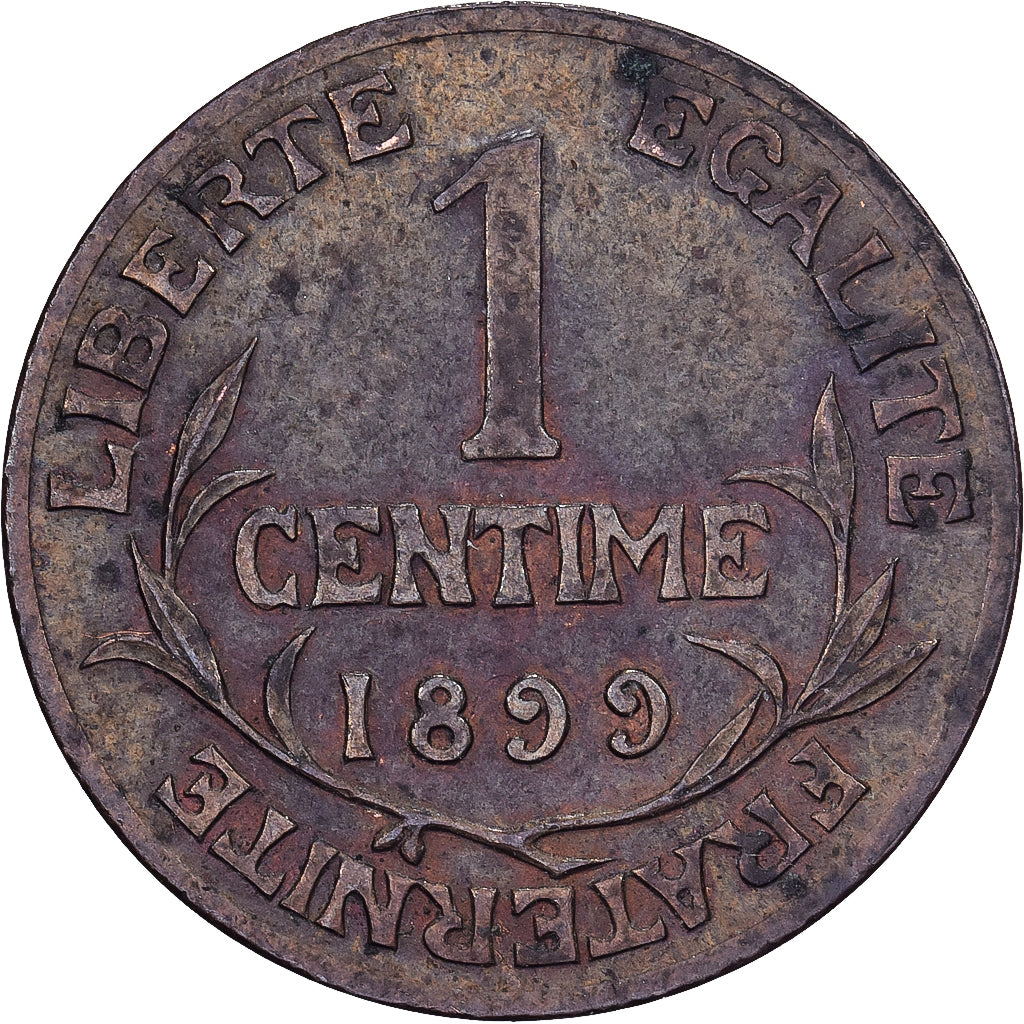 Francia, Centime, Dupuis, 1899, Paris, Bronce, MBC, Gadoury:90, KM:840