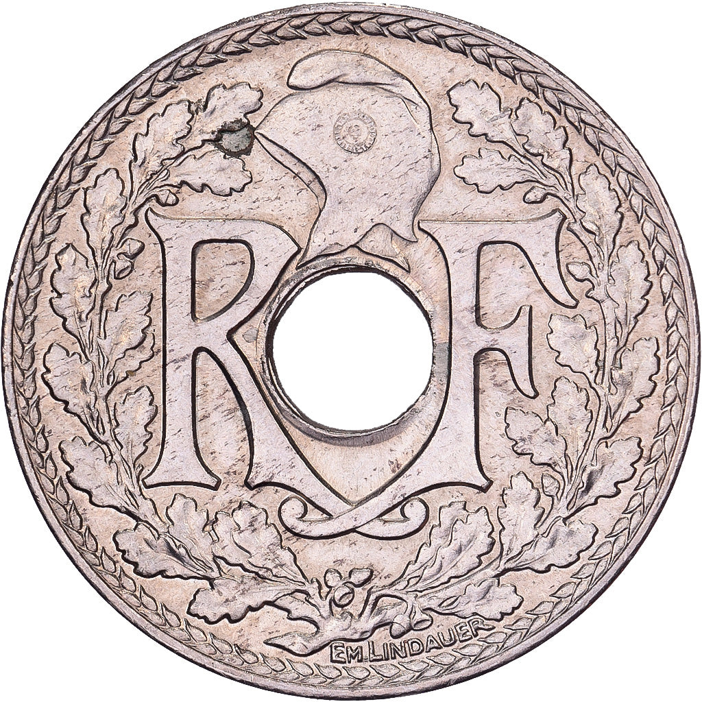 Frankrijk, 10 Centimes, Lindauer, .1939., Paris, Nickel-Bronze, PR, Gadoury:287